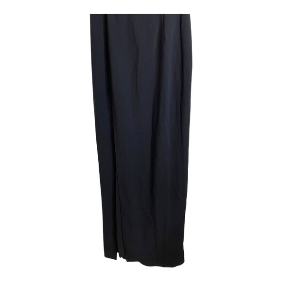 Amanda Uprichard Piazza small Maxi dress‎ gown black halter strapless open back - Picture 5 of 10